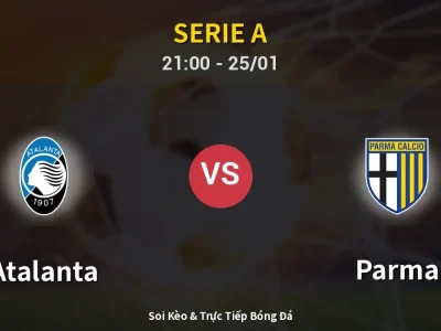 🔴 Trực Tiếp: Atalanta 2-0 Parma – Link Xem Serie A (Full HD)