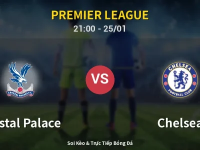 🔴 Trực Tiếp: Crystal Palace 0-1 Chelsea – Link Xem Premier League (Full HD)