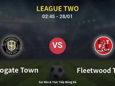 Kết Quả: Harrogate Town 1-2 Fleetwood Town – Highlight & Bàn Thắng | League Two