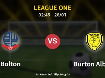 Kết Quả: Bolton 2-1 Burton Albion – Highlight & Bàn Thắng | League One