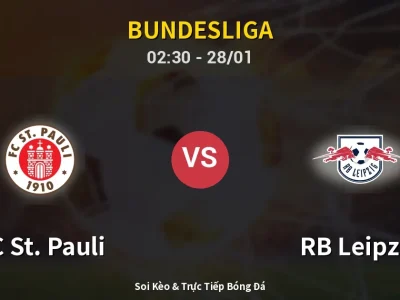 Kết Quả: FC St. Pauli 1-1 RB Leipzig – Highlight & Bàn Thắng | Bundesliga