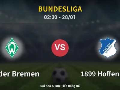 Kết Quả: Werder Bremen 0-2 1899 Hoffenheim – Highlight & Bàn Thắng | Bundesliga