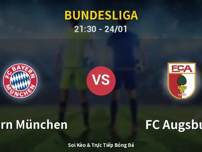 Soi Kèo Bayern München vs FC Augsburg – 21:30 24/01 | Nhận Định, Dự Đoán Tỷ Số
