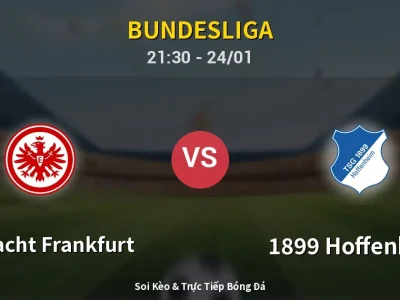 Soi Kèo Eintracht Frankfurt vs 1899 Hoffenheim – 21:30 24/01 | Nhận Định, Dự Đoán Tỷ Số