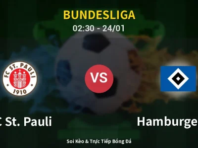 Kết Quả: FC St. Pauli 0-0 Hamburger SV – Highlight & Bàn Thắng | Bundesliga