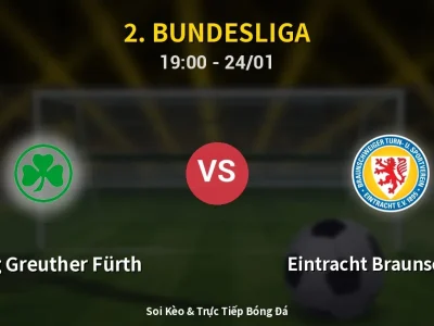 🔴 Trực Tiếp: SpVgg Greuther Fürth 0-0 Eintracht Braunschweig – Link Xem 2. Bundesliga (Full HD)