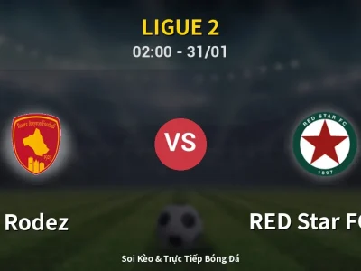 Kết Quả: Rodez 1-1 RED Star FC 93 – Highlight & Bàn Thắng | Ligue 2