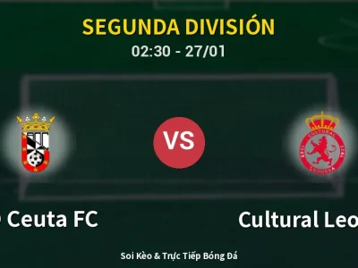 Kết Quả: AD Ceuta FC 3-1 Cultural Leonesa – Highlight & Bàn Thắng | Segunda División