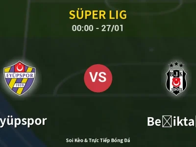 Kết Quả: Eyüpspor 2-2 Beşiktaş – Highlight & Bàn Thắng | Süper Lig