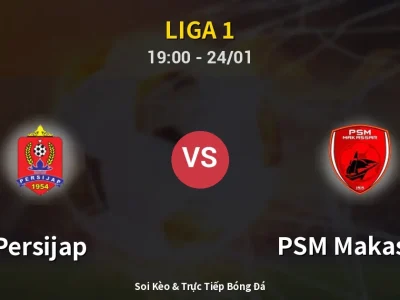 🔴 Trực Tiếp: Persijap 0-0 PSM Makassar – Link Xem Liga 1 (Full HD)