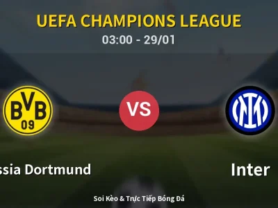 Kết Quả: Borussia Dortmund 0-2 Inter – Highlight & Bàn Thắng | UEFA Champions League