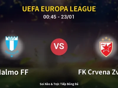 Kết Quả: Malmo FF 0-1 FK Crvena Zvezda – Highlight & Bàn Thắng | UEFA Europa League