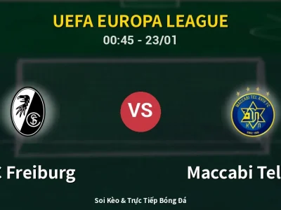 Kết Quả: SC Freiburg 1-0 Maccabi Tel Aviv – Highlight & Bàn Thắng | UEFA Europa League