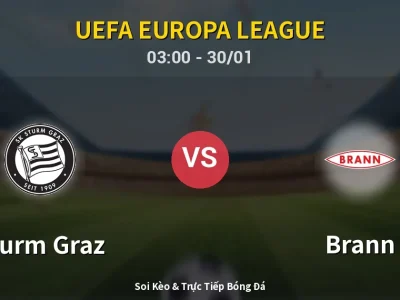 Kết Quả: Sturm Graz 1-0 Brann – Highlight & Bàn Thắng | UEFA Europa League