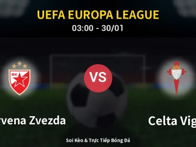 Kết Quả: FK Crvena Zvezda 1-1 Celta Vigo – Highlight & Bàn Thắng | UEFA Europa League