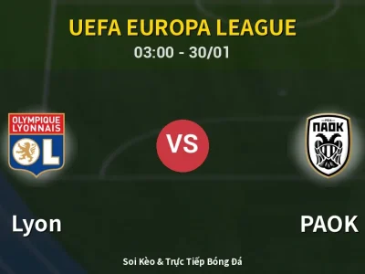 Kết Quả: Lyon 4-2 PAOK – Highlight & Bàn Thắng | UEFA Europa League
