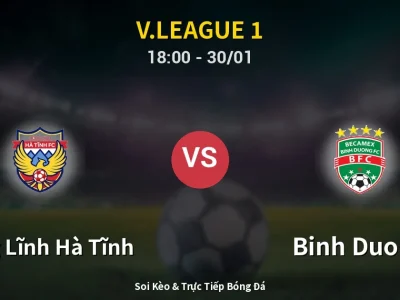 Kết Quả: Hồng Lĩnh Hà Tĩnh 0-0 Binh Duong – Highlight & Bàn Thắng | V.League 1