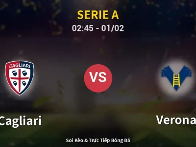 Kết Quả: Cagliari 4-0 Verona – Highlight & Bàn Thắng | Serie A
