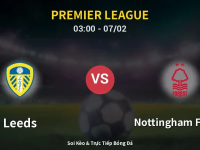 Kết Quả: Leeds 3-1 Nottingham Forest – Highlight & Bàn Thắng | Premier League