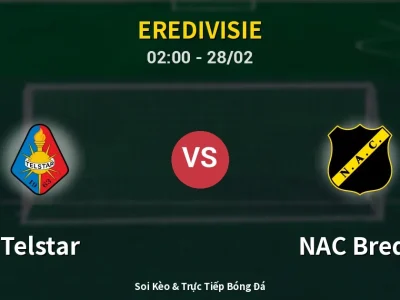 Kết Quả: Telstar 3-0 NAC Breda – Highlight & Bàn Thắng | Eredivisie