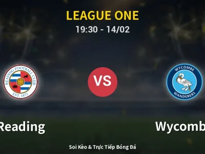 🔴 Trực Tiếp: Reading 1-0 Wycombe – Link Xem League One (Full HD)