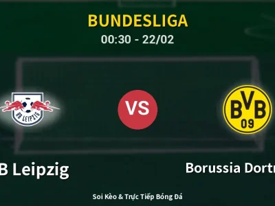 Kết Quả: RB Leipzig 2-2 Borussia Dortmund – Highlight & Bàn Thắng | Bundesliga