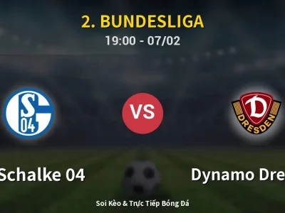 🔴 Trực Tiếp: FC Schalke 04 2-2 Dynamo Dresden – Link Xem 2. Bundesliga (Full HD)