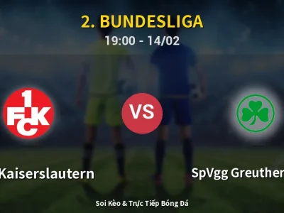 🔴 Trực Tiếp: 1. FC Kaiserslautern 1-0 SpVgg Greuther Fürth – Link Xem 2. Bundesliga (Full HD)