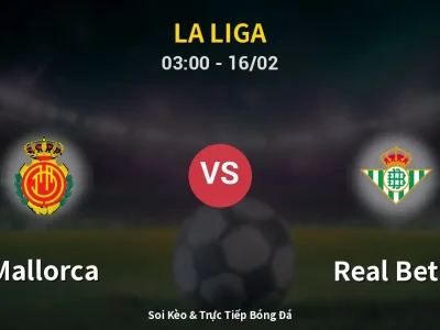 Kết Quả: Mallorca 1-2 Real Betis – Highlight & Bàn Thắng | La Liga