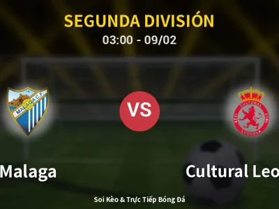 Kết Quả: Malaga 2-1 Cultural Leonesa – Highlight & Bàn Thắng | Segunda División
