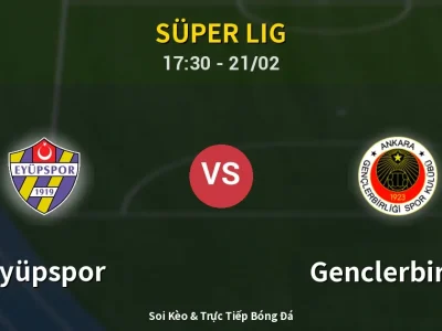 Kết Quả: Eyüpspor 1-0 Genclerbirligi – Highlight & Bàn Thắng | Süper Lig