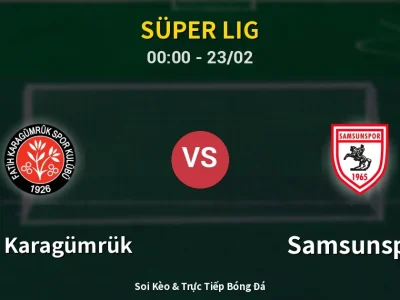 Kết Quả: Fatih Karagümrük 0-0 Samsunspor – Highlight & Bàn Thắng | Süper Lig