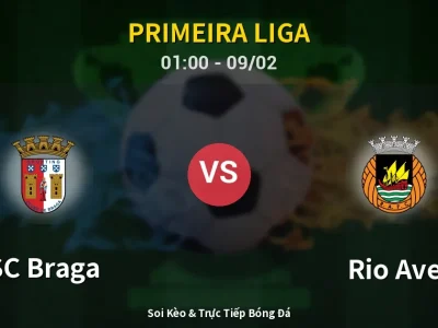 Kết Quả: SC Braga 3-0 Rio Ave – Highlight & Bàn Thắng | Primeira Liga