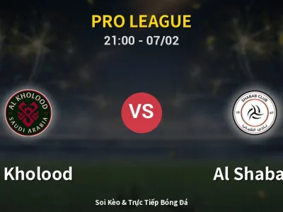 Soi Kèo Al Kholood vs Al Shabab – 21:00 07/02 | Nhận Định, Dự Đoán Tỷ Số