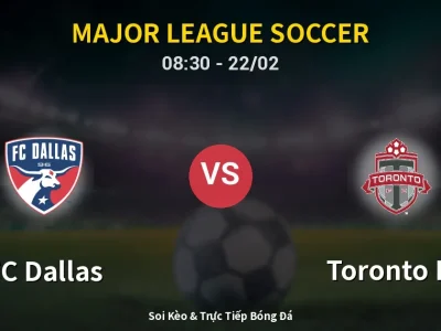 Kết Quả: FC Dallas 3-2 Toronto FC – Highlight & Bàn Thắng | Major League Soccer