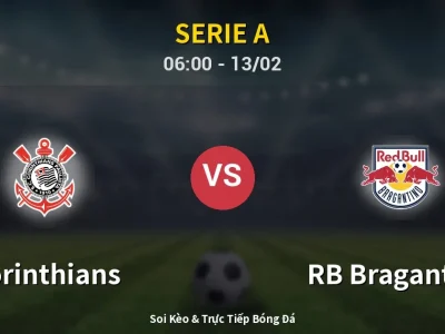 Kết Quả: Corinthians 2-0 RB Bragantino – Highlight & Bàn Thắng | Serie A