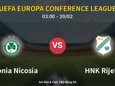 Kết Quả: Omonia Nicosia 0-1 HNK Rijeka – Highlight & Bàn Thắng | UEFA Europa Conference League