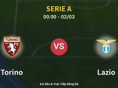 Kết Quả: Torino 2-0 Lazio – Highlight & Bàn Thắng | Serie A