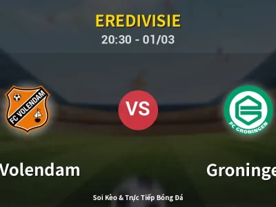 Kết Quả: FC Volendam 3-2 Groningen – Highlight & Bàn Thắng | Eredivisie