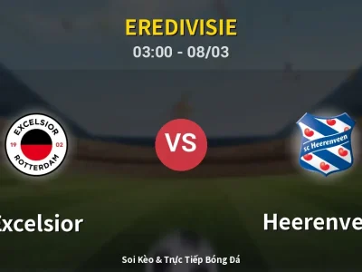 Kết Quả: Excelsior 1-2 Heerenveen – Highlight & Bàn Thắng | Eredivisie