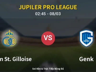 Kết Quả: Union St. Gilloise 2-1 Genk – Highlight & Bàn Thắng | Jupiler Pro League