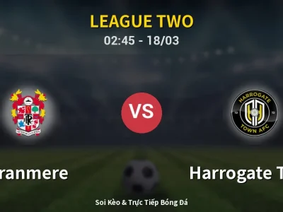 🔴 Trực Tiếp: Tranmere 0-3 Harrogate Town – Link Xem League Two (Full HD)