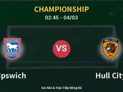 Kết Quả: Ipswich 1-0 Hull City – Highlight & Bàn Thắng | Championship