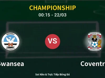 Kết Quả: Swansea 0-3 Coventry – Highlight & Bàn Thắng | Championship