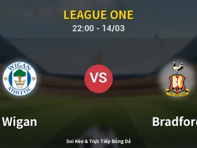 🔴 Trực Tiếp: Wigan 1-0 Bradford – Link Xem League One (Full HD)