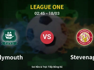 Kết Quả: Plymouth 1-0 Stevenage – Highlight & Bàn Thắng | League One