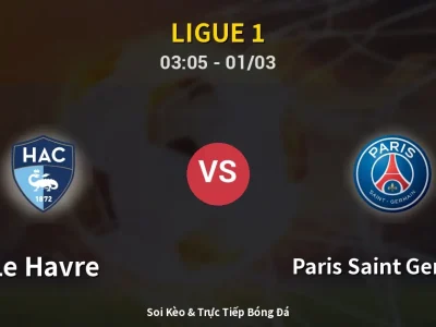 Kết Quả: Le Havre 0-1 Paris Saint Germain – Highlight & Bàn Thắng | Ligue 1