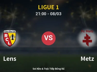 Soi Kèo Lens vs Metz – 21:00 08/03 | Nhận Định, Dự Đoán Tỷ Số