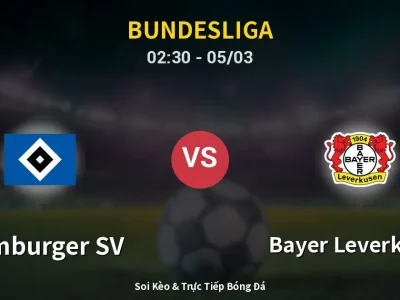 Kết Quả: Hamburger SV 0-1 Bayer Leverkusen – Highlight & Bàn Thắng | Bundesliga