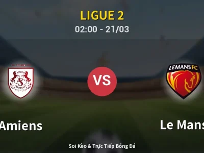 Kết Quả: Amiens 3-4 Le Mans – Highlight & Bàn Thắng | Ligue 2